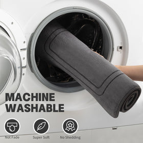 YIHOUSE memory foam bath mat machine washable for easy cleaning