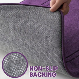 YIHOUSE U-shaped bath rug 24x20 for non-slip daily use