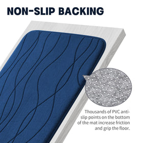 YIHOUSE absorbent mats wick moisture quickly after shower