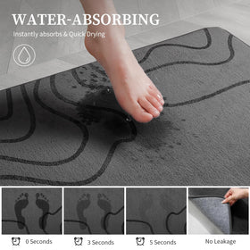 YIHOUSE non-slip drip-dots backing keeps rugs securely in place.