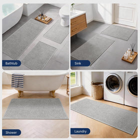 YIHOUSE non-slip mat provides secure footing on tile