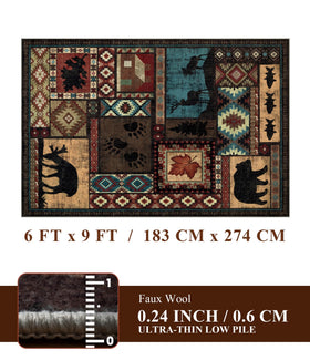 Southwestern design rug by YIHOUSE adds outdoor-inspired color