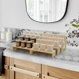 Yikaroeli durable non-toxic wood risers are easy to clean.