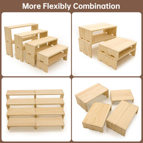 Yikaroeli easy-clean display risers suit homes and events.
