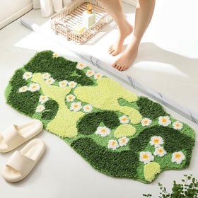 YIKUSH versatile rug suitable for foyer or bedroom entry zones