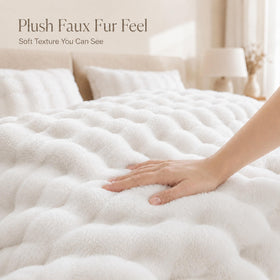 YIKUSH comforter flannel back close up emphasizes breathable warmth