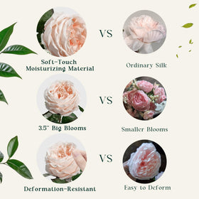 YILIUFA real-touch peonies bedroom decor without watering.