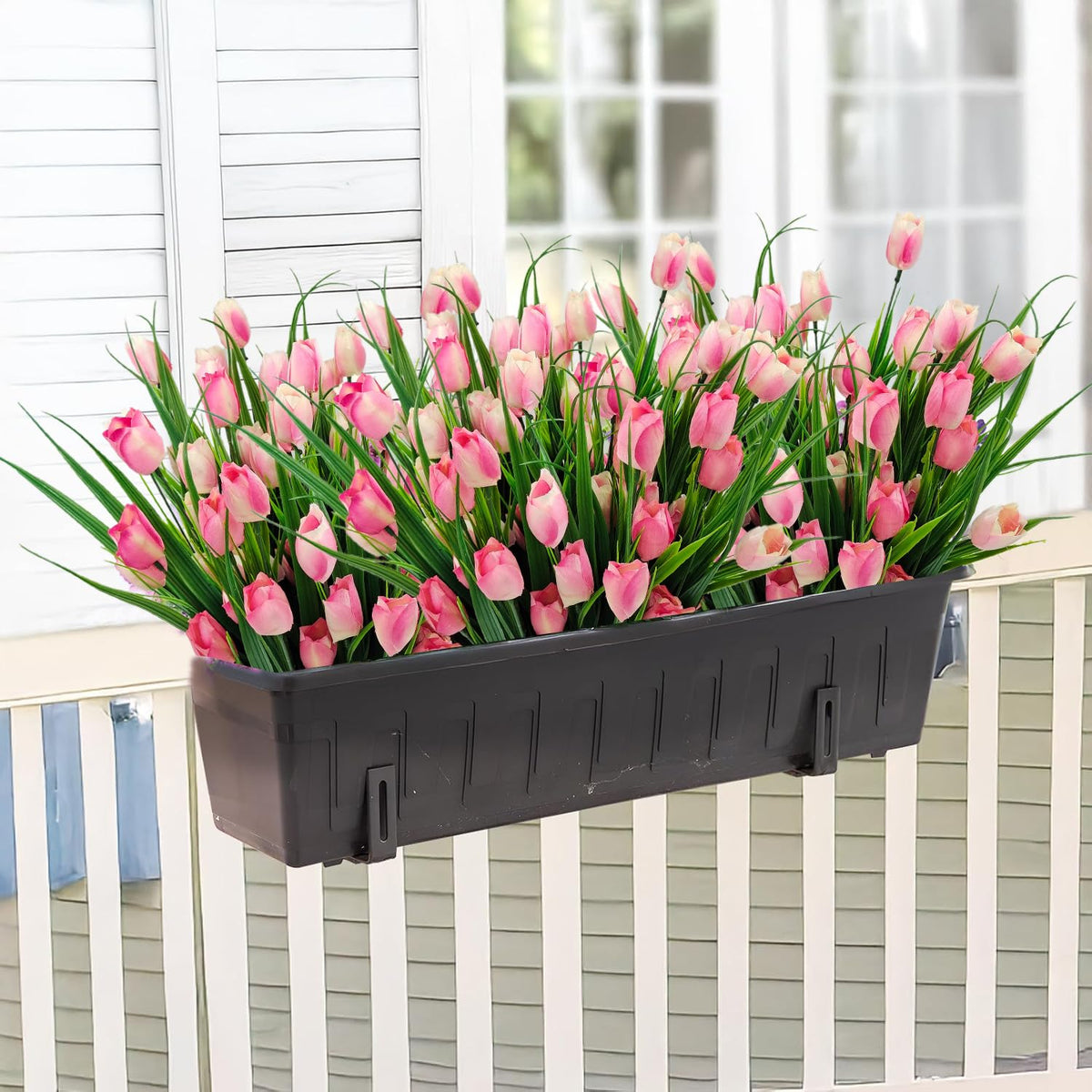 YILIUFA lifelike tulips for indoor living rooms and entrances