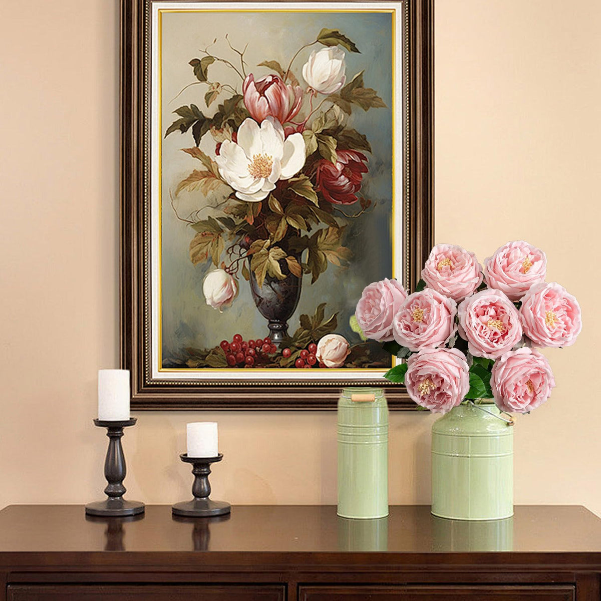 YILIUFA faux peonies require no watering for easy maintenance