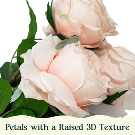 YILIUFA faux peonies wedding bouquet for long-lasting décor.