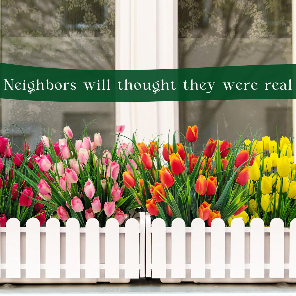 YILIUFA no watering required outdoor tulips stay vibrant