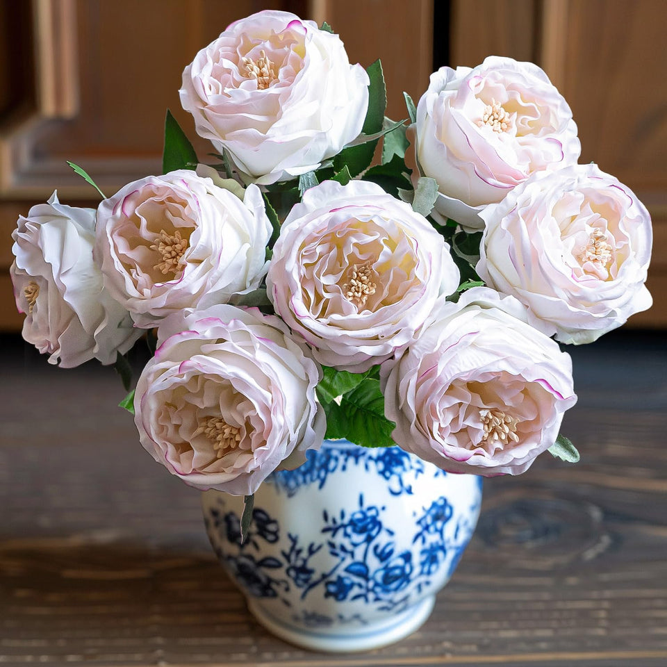 YILIUFA real touch peonies four-pack for lifelike wedding and home decor.