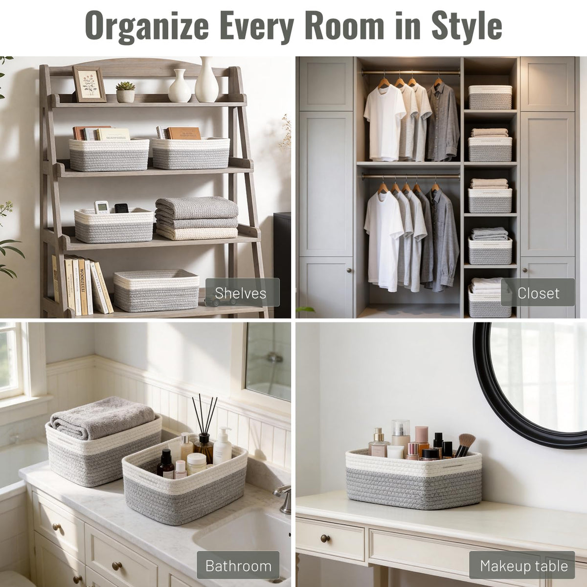 Yilobi bathroom organizer baskets helping keep toiletries tidy