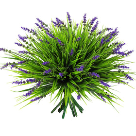 Yimingjin 12 bundles artificial grass pack with lush blades for year-round greenery