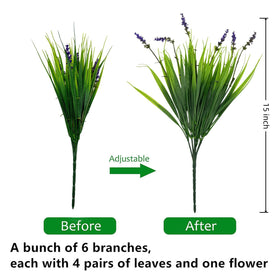 Yimingjin UV-resistant faux plants endure sun without fading