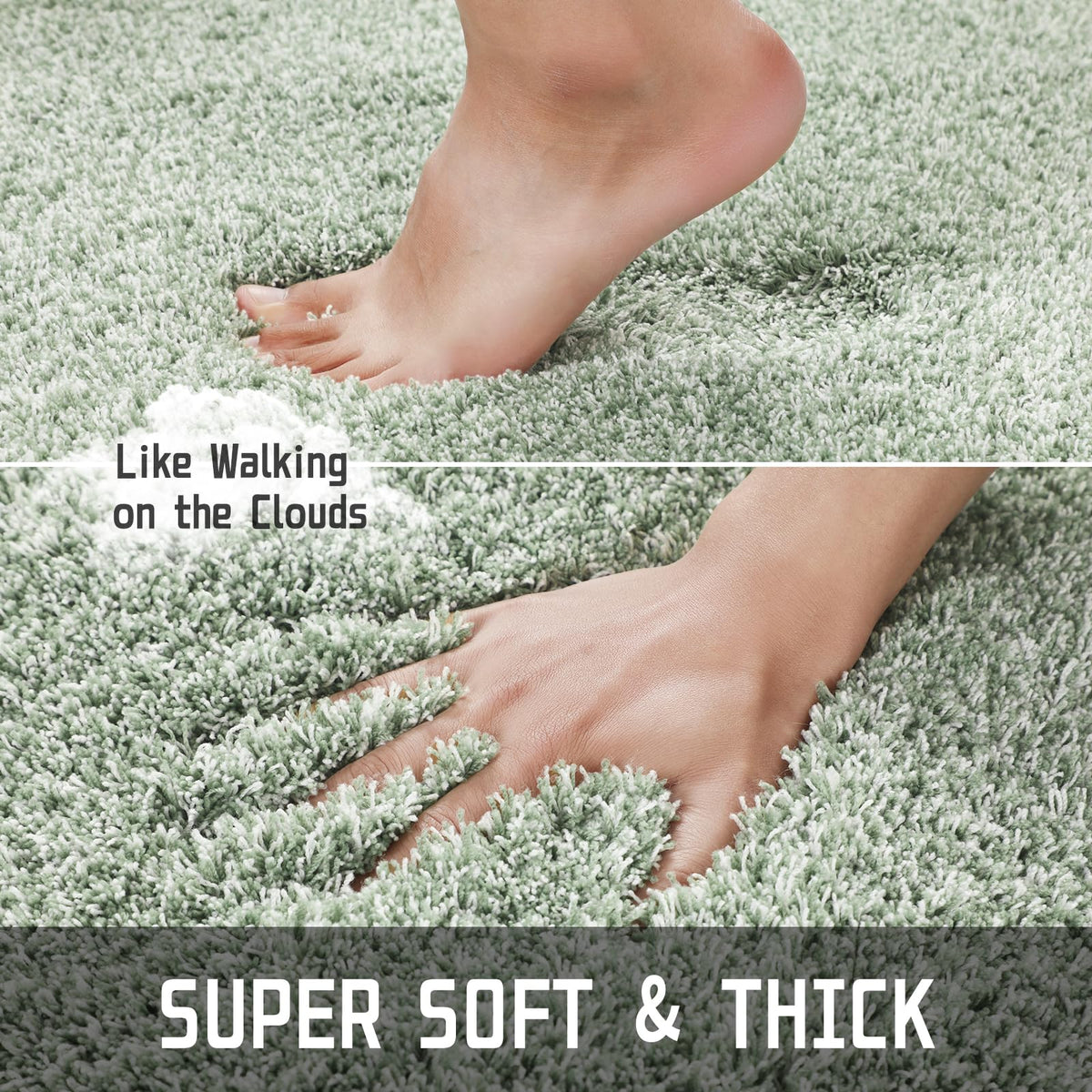 Yimobra ultra-absorbent mat soaks up water quickly.