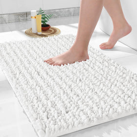 Yimobra bath mat non-slip 32x20 offers secure footing on wet floors.