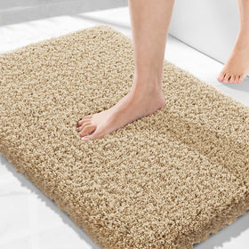 Yimobra bath rug 32x20 plush-soft underfoot comfort after showers.