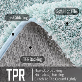 Yimobra versatile bath rug suitable for shower, tub, and vanity areas.