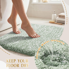 Yimobra hexagon suction-bottom locks rug in place for stability.