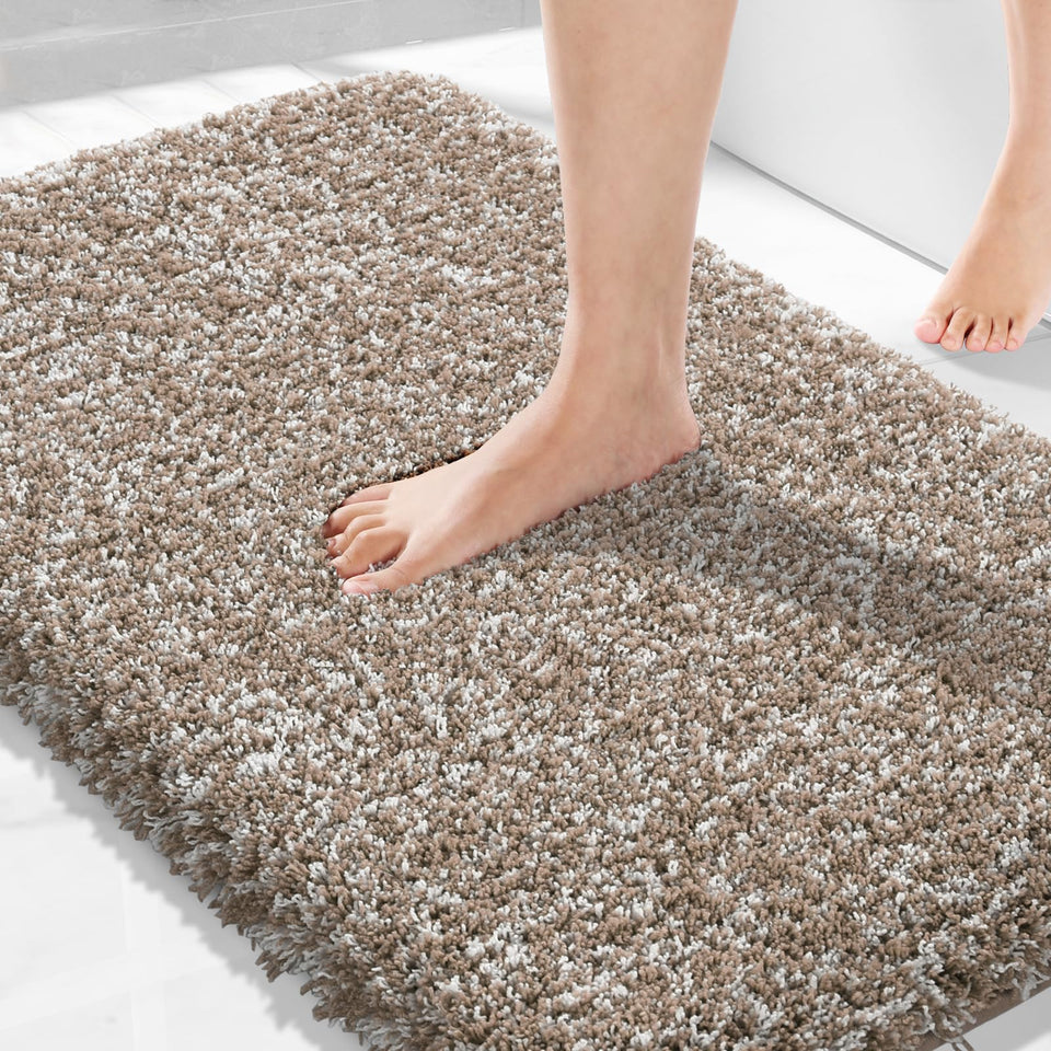 Yimobra bathroom rug non-slip 36x24 keeps you safe on wet floors