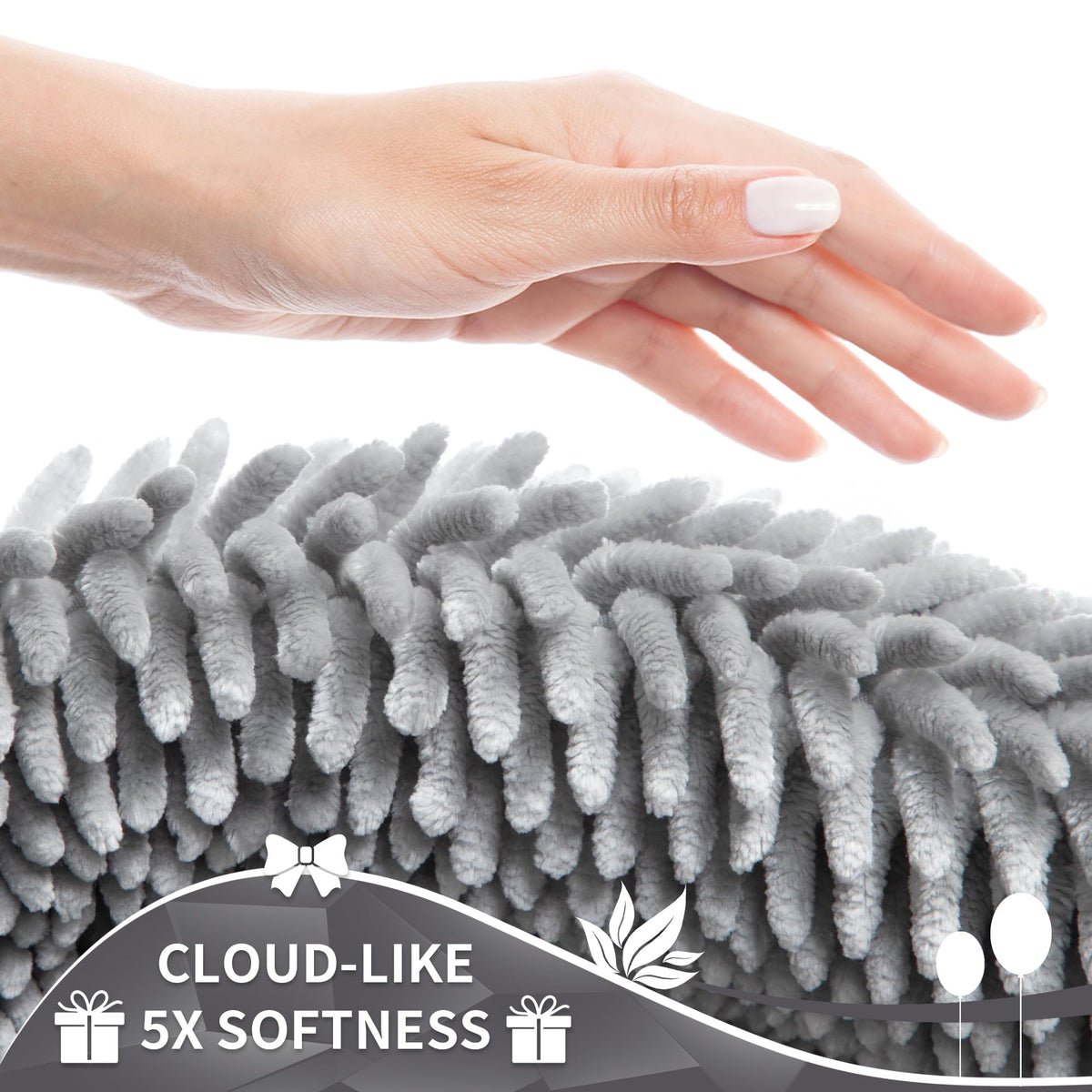 Yimobra bathroom rug set machine washable for easy care