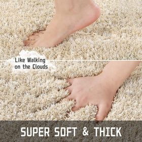 Yimobra ultra-soft plush rug offers cloud-like comfort underfoot.