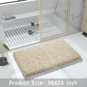 Yimobra rug fits multiple bathroom spaces with versatile use.