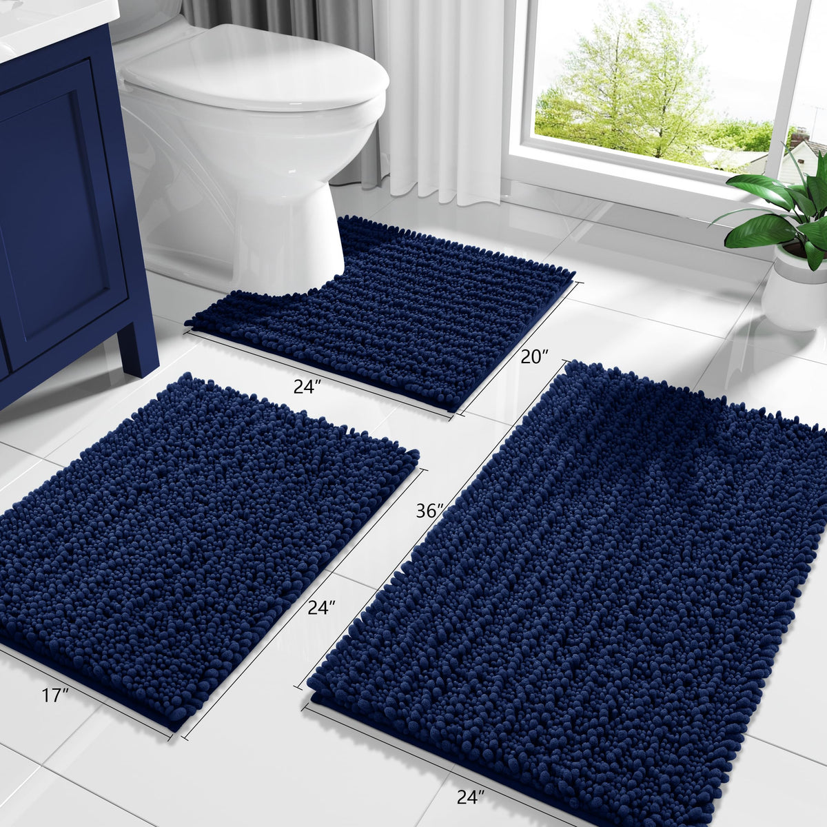 Yimobra contour mat protects sink area while adding soft comfort