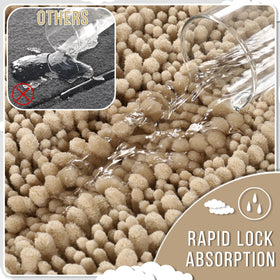 Yimobra durable machine-washable mat stays vibrant and plush wash after wash.