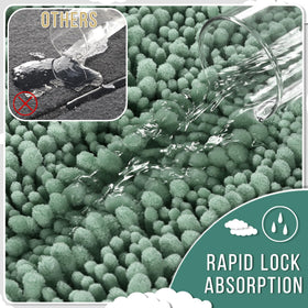 Yimobra fade-resistant chenille rug maintains color after washes.