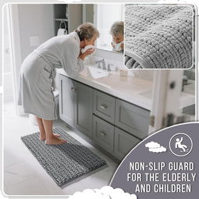 Yimobra fade-resistant bath mats maintain color after washes