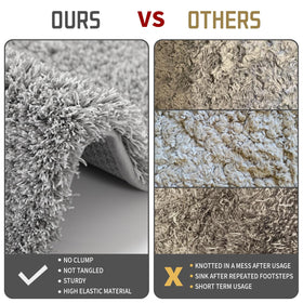 Yimobra absorbent pile dries quickly after showers for ready-to-use floors.