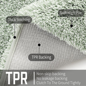 Yimobra quick-drying microfiber rug reduces floor puddles.
