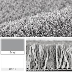 Yimobra luxury shaggy microfiber adapts to any bathroom style.