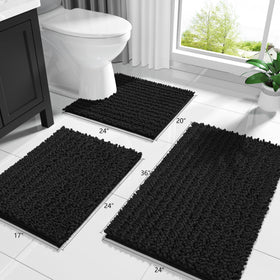 Yimobra machine-washable chenille mat for easy weekly cleaning