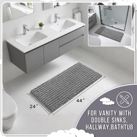 Yimobra non-slip backing on the mat keeps floors dry and safe.