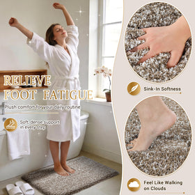 Yimobra non-slip bottom prevents slips on wet bathroom floors