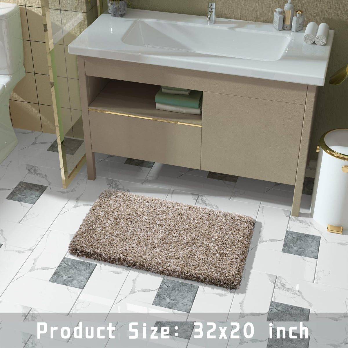 Yimobra plush microfiber surface offers luxurious softness underfoot