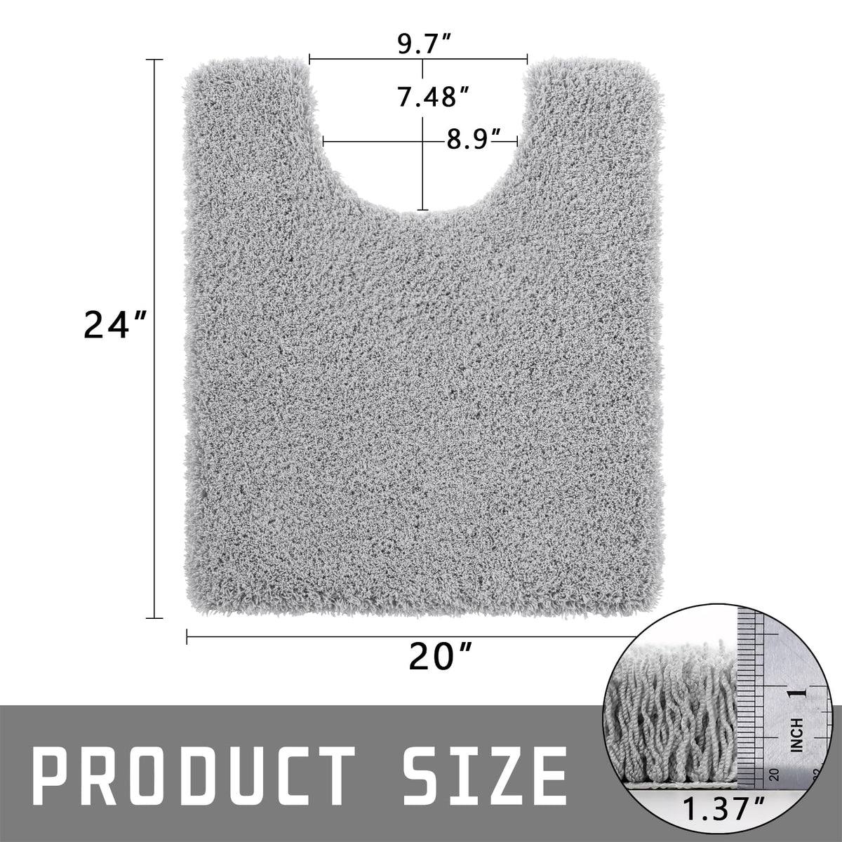 Yimobra quick-dry bath mat dries fast, reducing soggy bathroom feel.