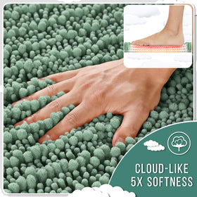 Yimobra quick-dry surface guides moisture away from the floor.