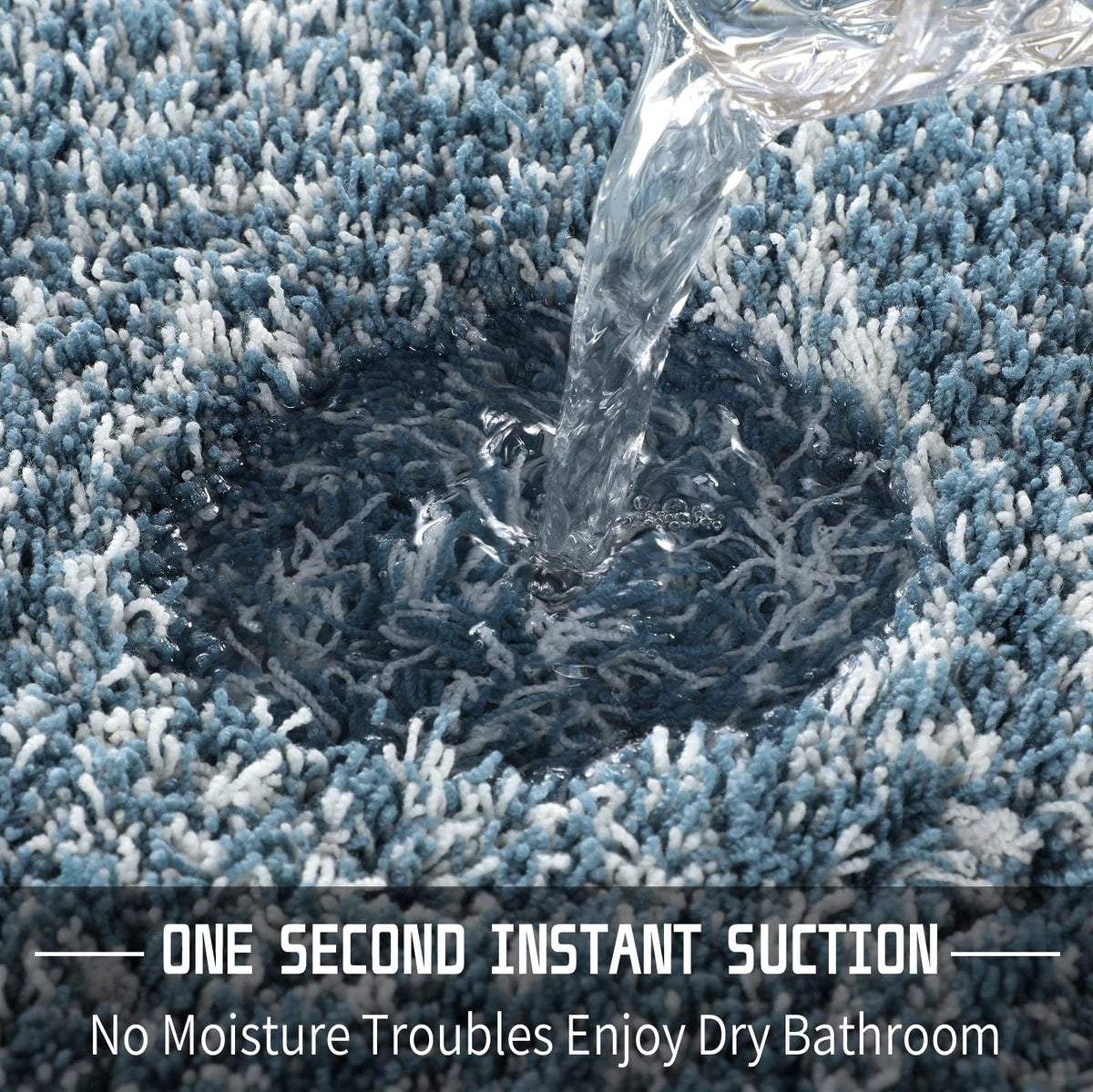 Yimobra luxury shaggy pile provides warmth while kneeling during routines.