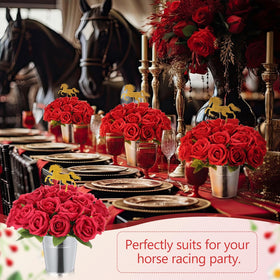 Yinder Derby Day decoration pack provides a complete, reusable centerpiece kit