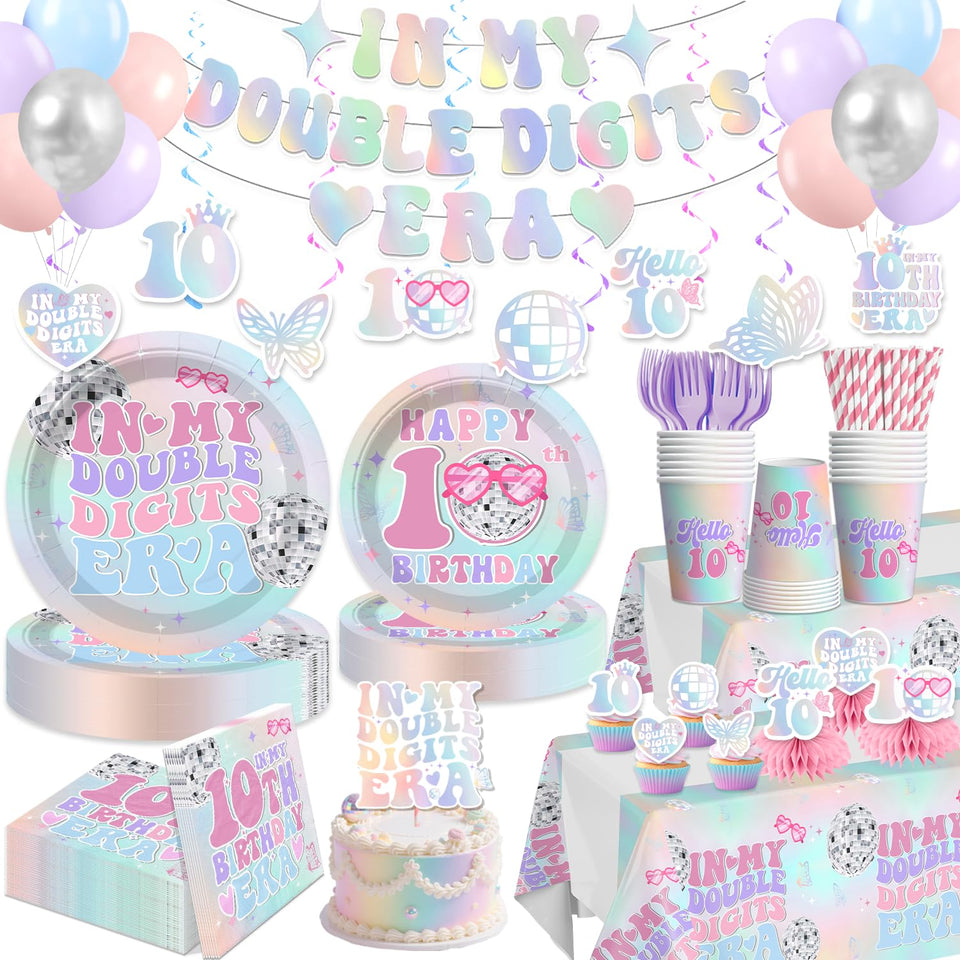 Yingoto 10th birthday banner brightens the party backdrop