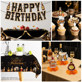 Yingoto Aged to Perfection cake topper marks the celebration
