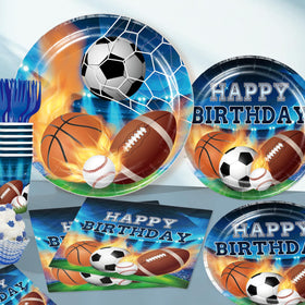 Yingoto cake topper marks the centerpiece with sporty charm