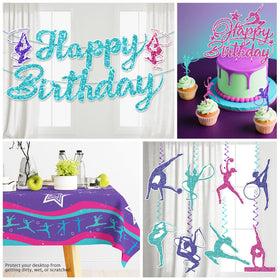 Yingoto gymnastics balloons bring festive color and fill space nicely