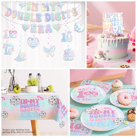 Yingoto hanging swirls add mint pink whimsy to decor