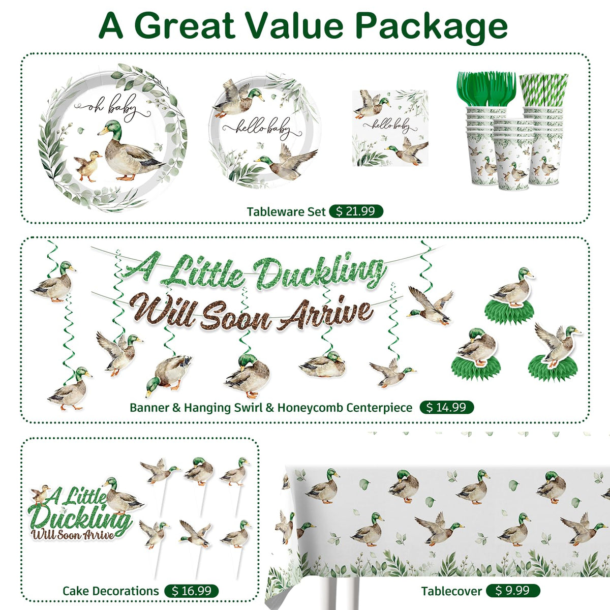 Yingoto duck cake topper enhances sweet treats with themed decor.