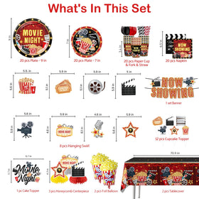 Yingoto movie night cake topper adds themed charm to desserts